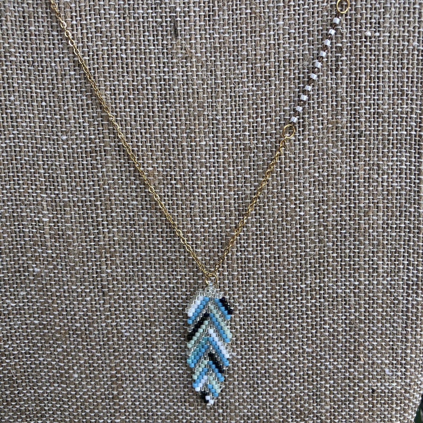 Leaf Beaded Necklace - BARUCH Style