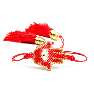 Hamsa Handmade Strand Bracelet - BARUCH Style