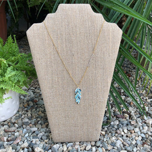 Leaf Beaded Necklace - BARUCH Style
