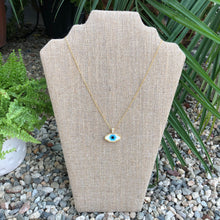 Oval Evil Eye Beaded Necklace - BARUCH Style