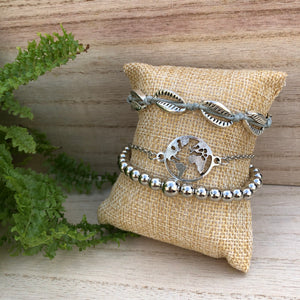 Shell-Map Bracelet Set - BARUCH Style