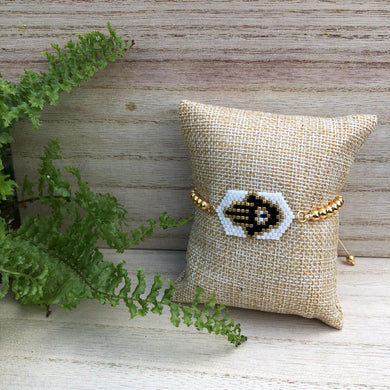 Gold Filled Beads Hamsa Eye Bracelet - BARUCH Style