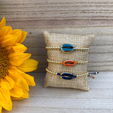 Shell Gold Plated Beads Bracelet - BARUCH Style